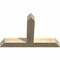 Ekena Millwork Portland Rough Sawn Timber Gable Bracket, Douglas Fir, 36"W x 24"H x 4"D x 4"F, 16/12 Pitch GBW036X24X0404POR00RDF - alternate 4